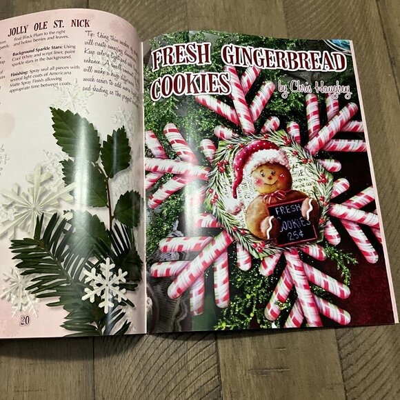 Viking Woodcrafts Double Christmas Volume I Chris Haughey Acrylic Painting - Picture 4 of 5